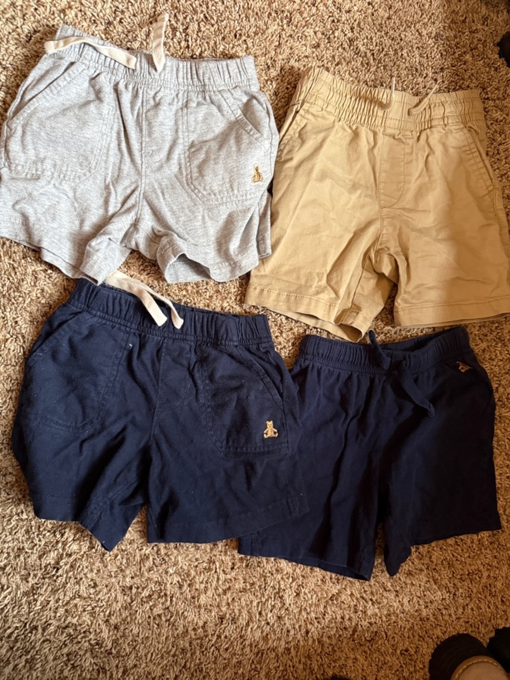 GAP Kids Shorts Bundle - Gray, Khaki, Navy